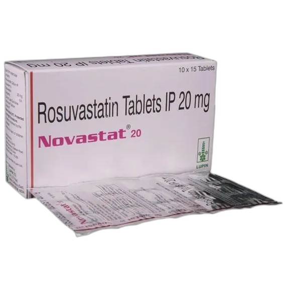 novastat 20mg tablet 15's